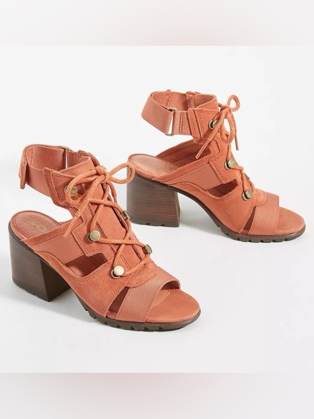 Anthropologie Sorel Nadia Lace-Up Heels